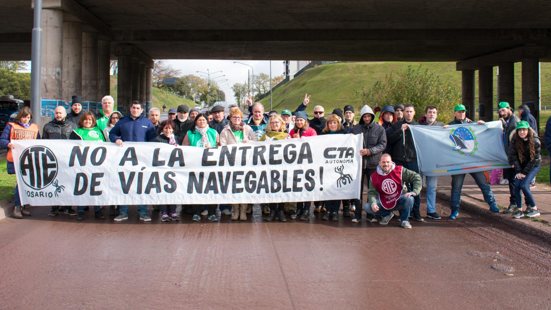 ATE Rosario - Asociación de Trabajadores del Estado Rosario - Vías  Navegables: "No vamos a regalar nuestra historia"